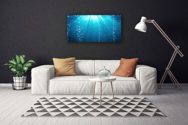 Quadro su tela Acqua Art 100x50 cm