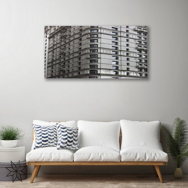 Quadro su tela Case di edifici 100x50 cm