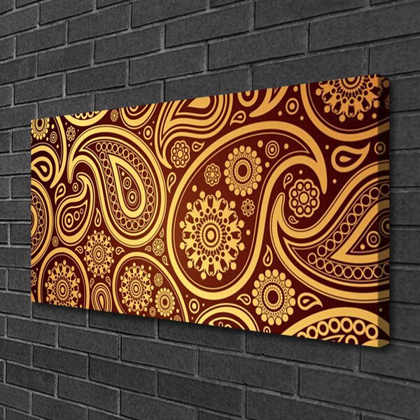 Quadro su tela Grafica di astrazione 100x50 cm