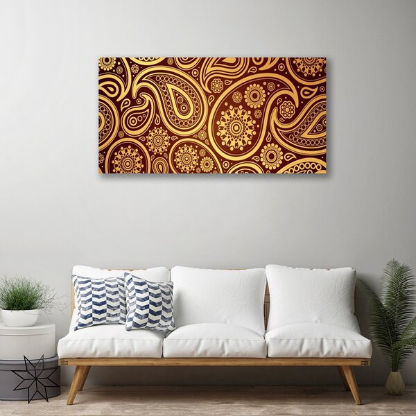 Quadro su tela Grafica di astrazione 100x50 cm