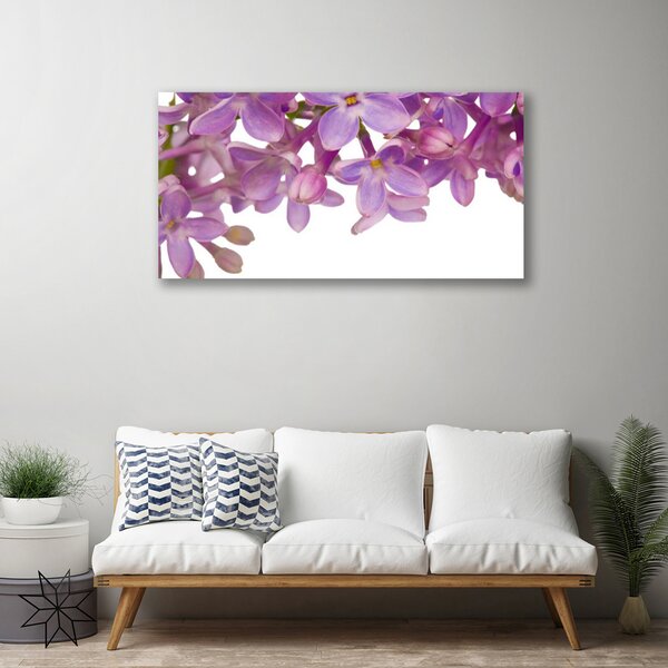 Quadro su tela I fiori della pianta 100x50 cm
