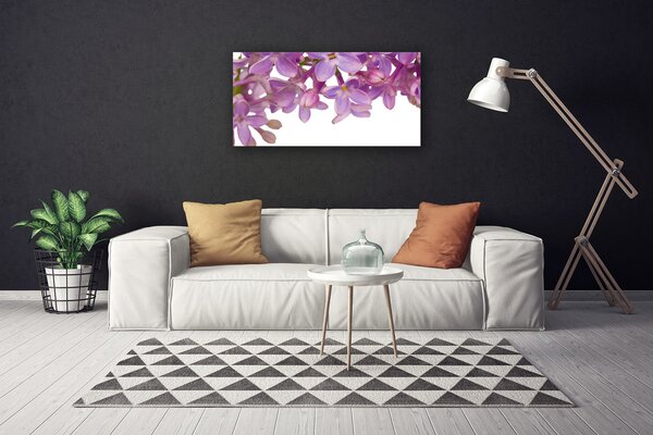 Quadro su tela I fiori della pianta 100x50 cm