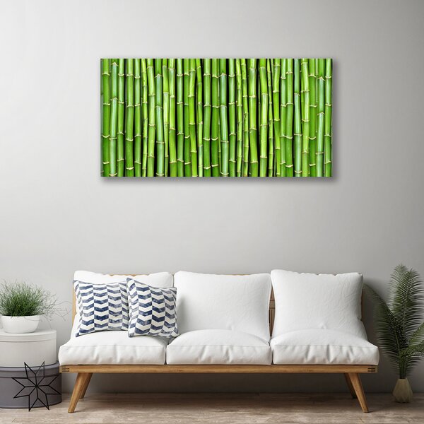 Quadro su tela Pianta di fiori di bambù 100x50 cm