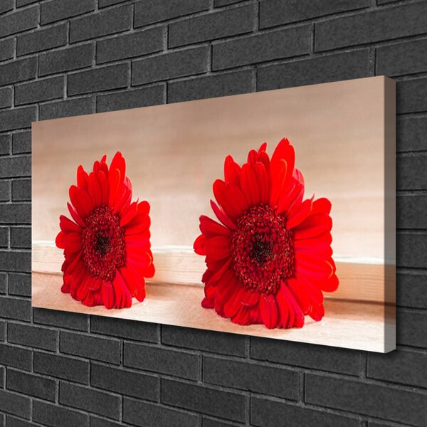 Foto quadro su tela I fiori della pianta 100x50 cm
