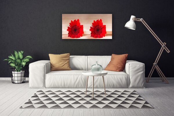 Foto quadro su tela I fiori della pianta 100x50 cm