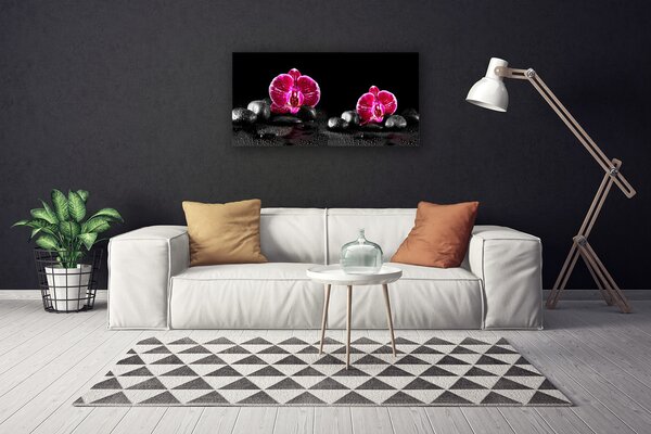 Quadro su tela Orchidea per la pace 100x50 cm