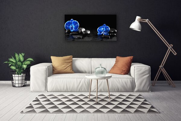 Quadro su tela Pianta di pietre di fiori 100x50 cm