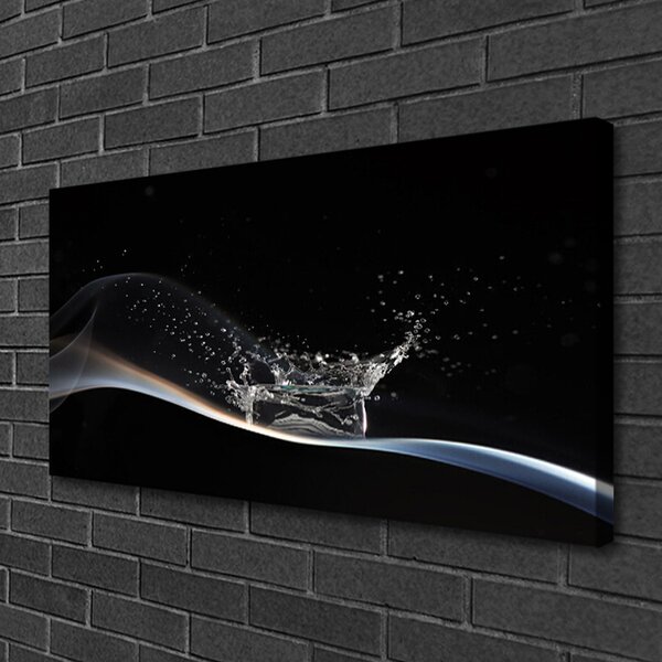 Quadro su tela Grafica di astrazione 100x50 cm