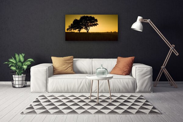 Quadro su tela Alberi della pianta della natura 100x50 cm