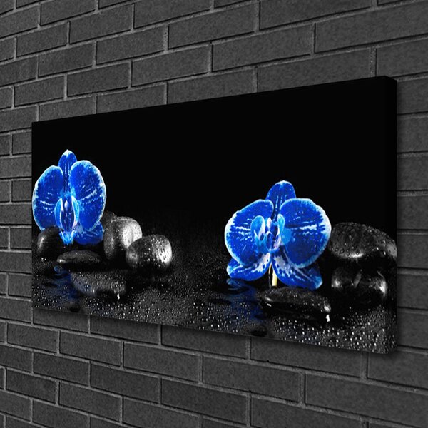 Quadro su tela Pianta di pietre di fiori 100x50 cm