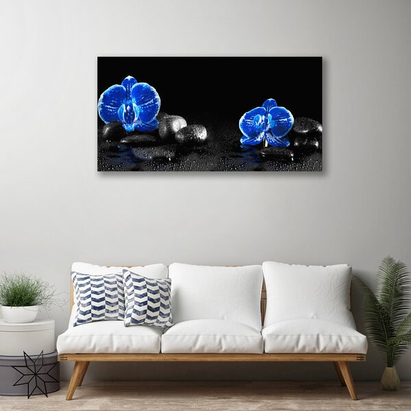 Quadro su tela Pianta di pietre di fiori 100x50 cm