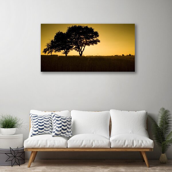 Quadro su tela Alberi della pianta della natura 100x50 cm