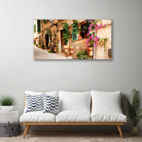 Quadro su tela Architettura della casa 100x50 cm