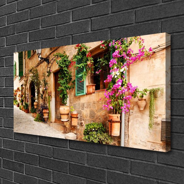 Quadro su tela Architettura della casa 100x50 cm