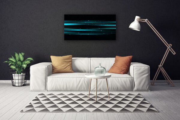 Quadro su tela Grafica di astrazione 100x50 cm