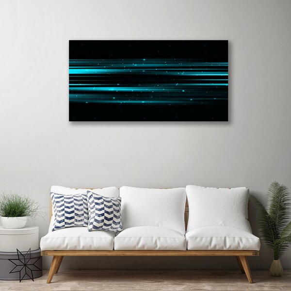 Quadro su tela Grafica di astrazione 100x50 cm