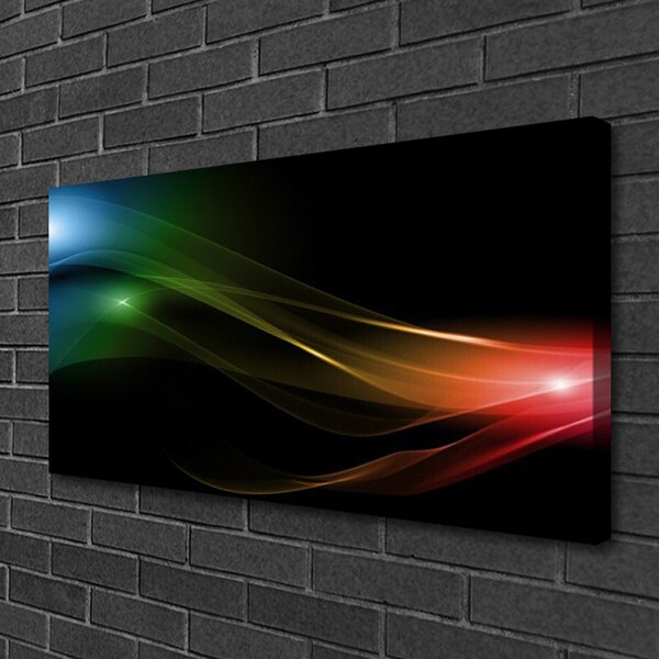 Quadro su tela Grafica di astrazione 100x50 cm