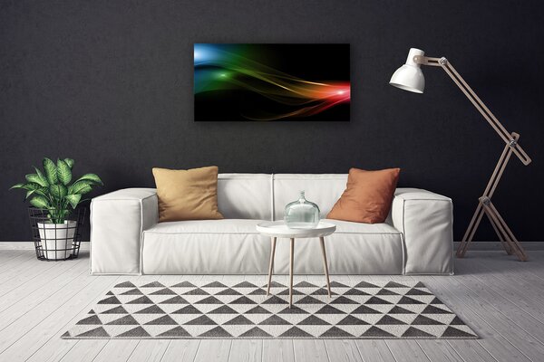 Quadro su tela Grafica di astrazione 100x50 cm