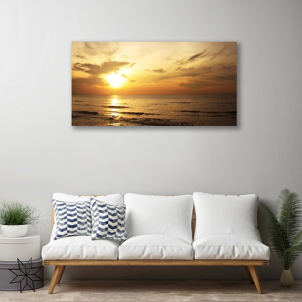 Quadro su tela Paesaggio marino 100x50 cm