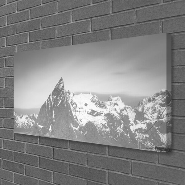 Quadro su tela Paesaggio di montagne 100x50 cm