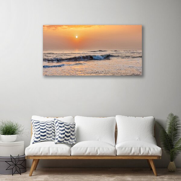 Quadro su tela Paesaggio marino 100x50 cm
