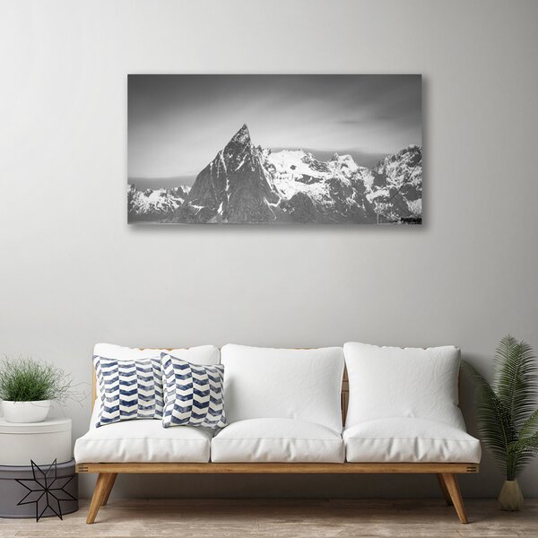 Quadro su tela Paesaggio di montagne 100x50 cm