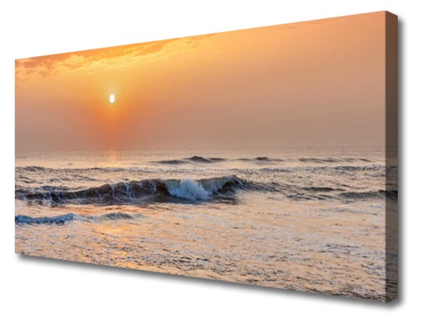 Quadro su tela Paesaggio marino 100x50 cm