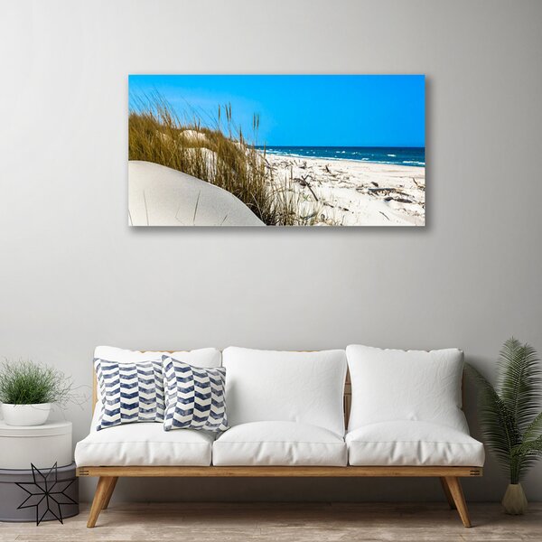 Quadro su tela Paesaggio da spiaggia 100x50 cm