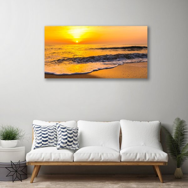 Foto quadro su tela Paesaggio marino 100x50 cm
