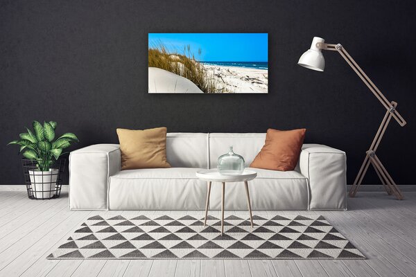Quadro su tela Paesaggio da spiaggia 100x50 cm