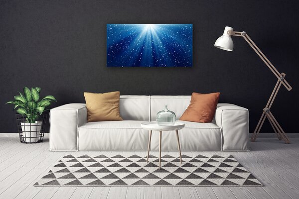 Quadro su tela Grafica di astrazione 100x50 cm