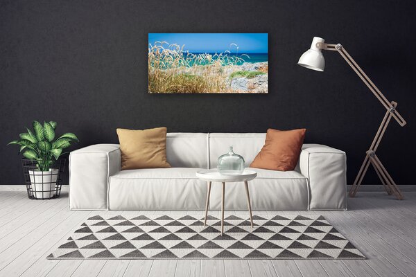 Quadro su tela Paesaggio da spiaggia 100x50 cm