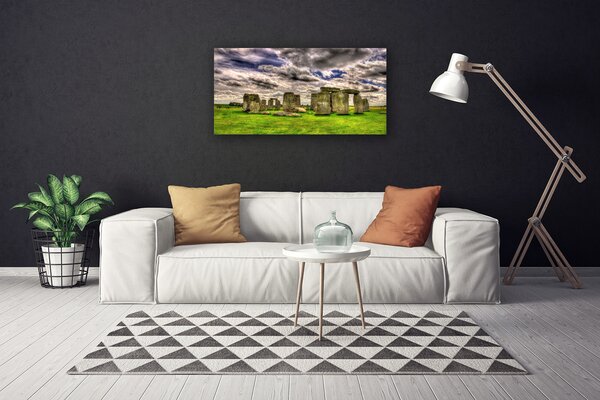 Quadro su tela Paesaggio di Stonehenge 100x50 cm