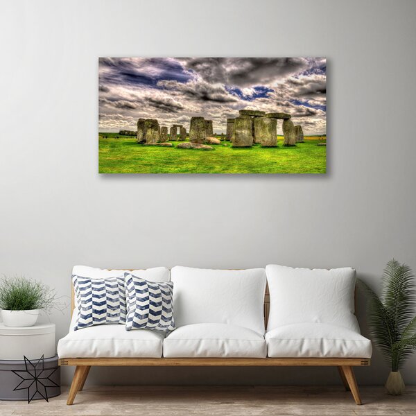Quadro su tela Paesaggio di Stonehenge 100x50 cm