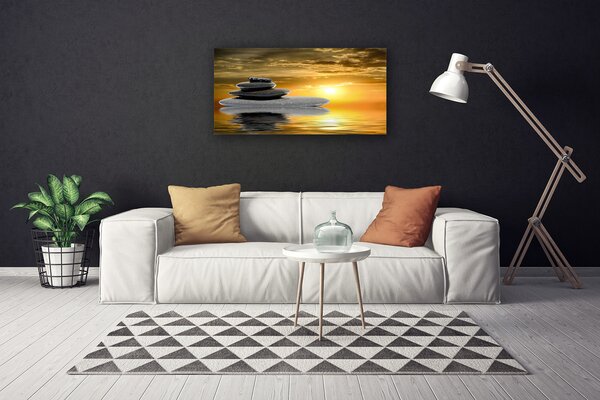 Quadro su tela Pietra Ovest 100x50 cm