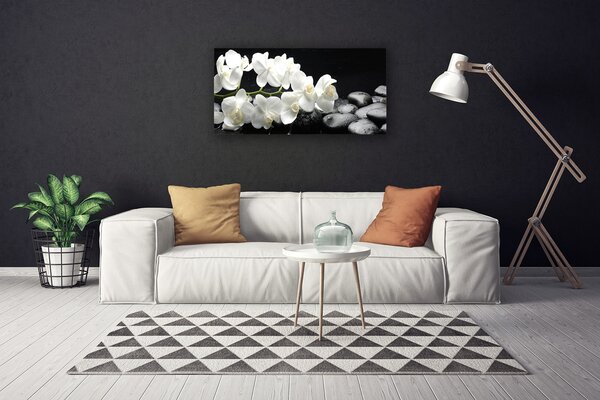Quadro su tela Pianta di pietre di fiori 100x50 cm