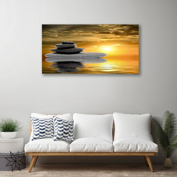 Quadro su tela Pietra Ovest 100x50 cm