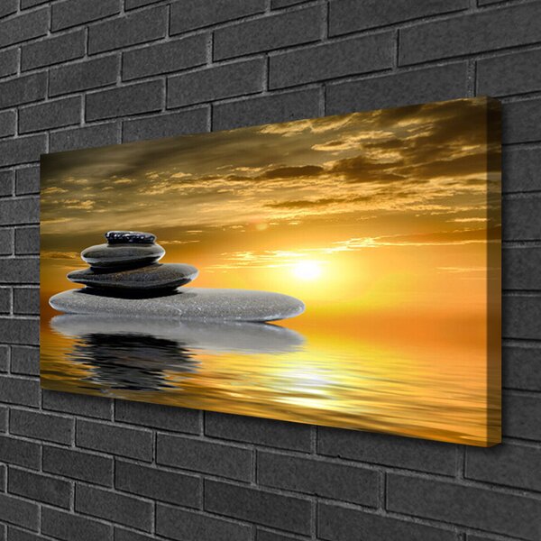 Quadro su tela Pietra Ovest 100x50 cm