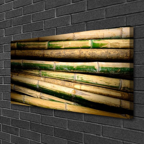 Quadro su tela Bambù Pianta Natura 100x50 cm