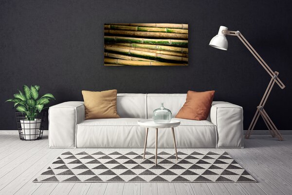 Quadro su tela Bambù Pianta Natura 100x50 cm