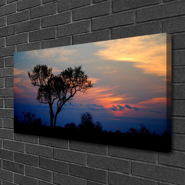 Quadro su tela Albero della natura 100x50 cm