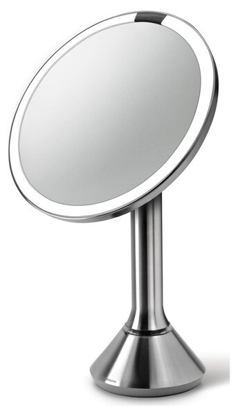 Specchio per make-up con illuminazione/con ingrandimento (5x) ø 20 cm Sensor – simplehuman
