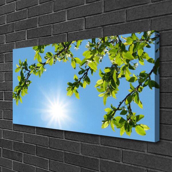 Quadro su tela Il Sole. Natura 100x50 cm