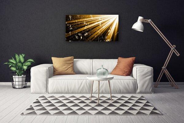 Quadro su tela Grafica di astrazione 100x50 cm