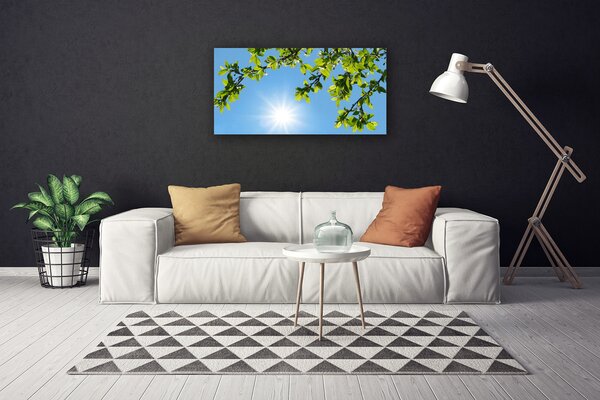 Quadro su tela Il Sole. Natura 100x50 cm
