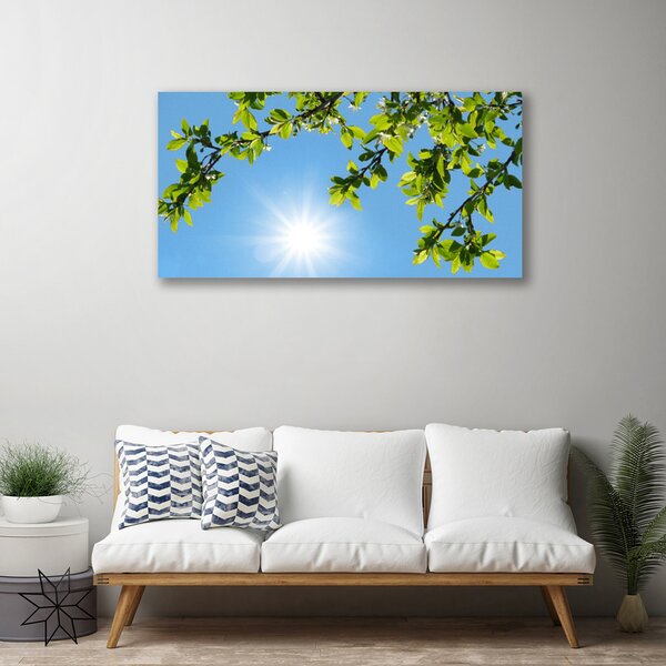 Quadro su tela Il Sole. Natura 100x50 cm