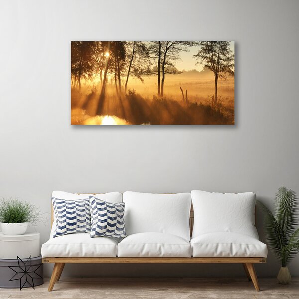 Quadro su tela Alberi della natura 100x50 cm
