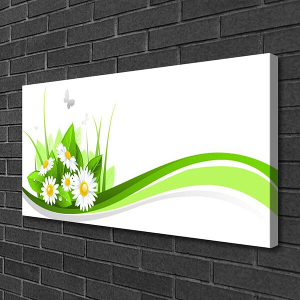 Quadro su tela Grafica di astrazione 100x50 cm