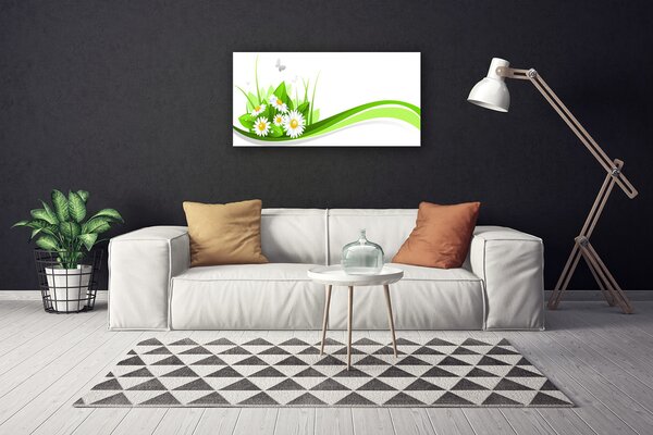 Quadro su tela Grafica di astrazione 100x50 cm