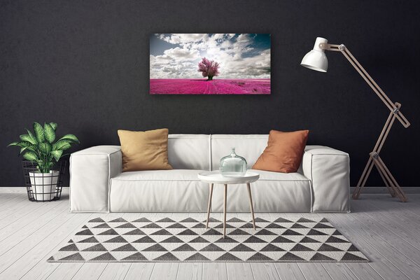 Quadro su tela Natura Pianta Campo Albero 100x50 cm